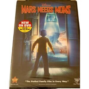 Mars Needs Moms [ DVD Blu-ray Hi Def ] Disney 2011 Widescreen Brand New -